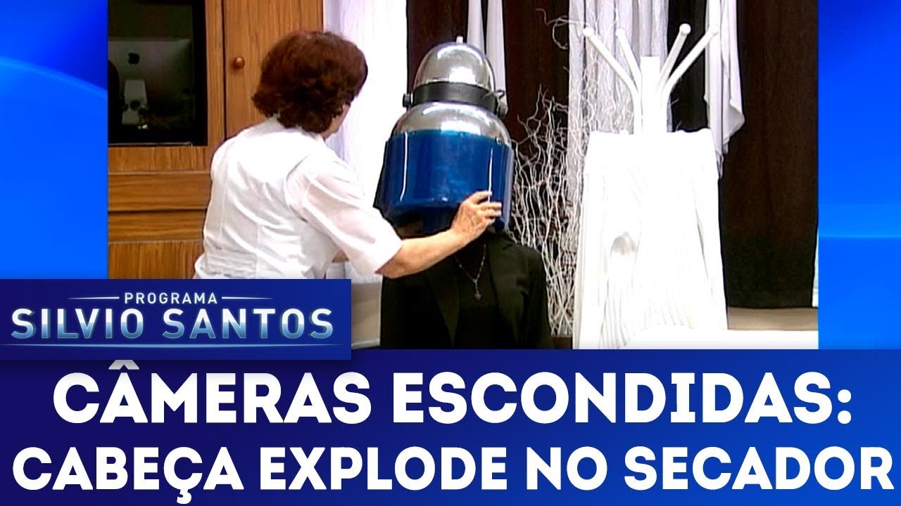 Secador explode no salão 